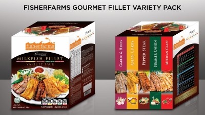 Fisherfarms' Gourmet Milkfish Fillet Variety Pack is part of its ready-to-heat portfolio to capture the increasing demand for convenience foods. ©Seafood Expo Asia